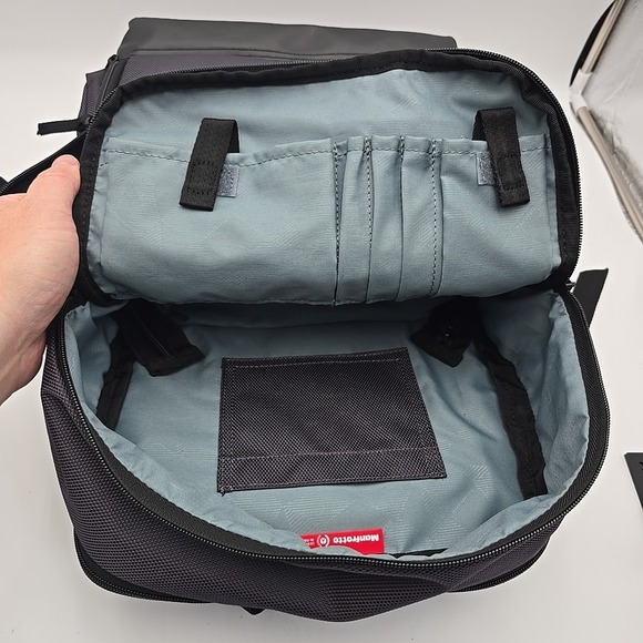 Manfrotto Metropolitan Camera Backpack Gray for Laptop Drone DSLR Bag Dividers - Picture 6 of 9